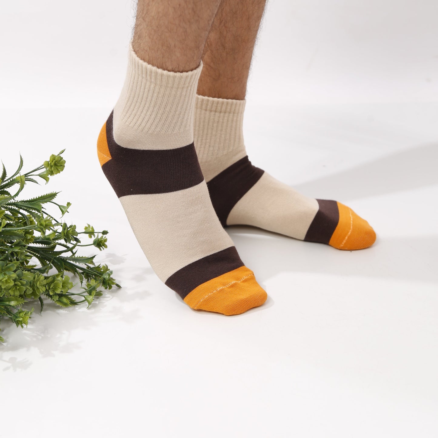 Men's printed half socks