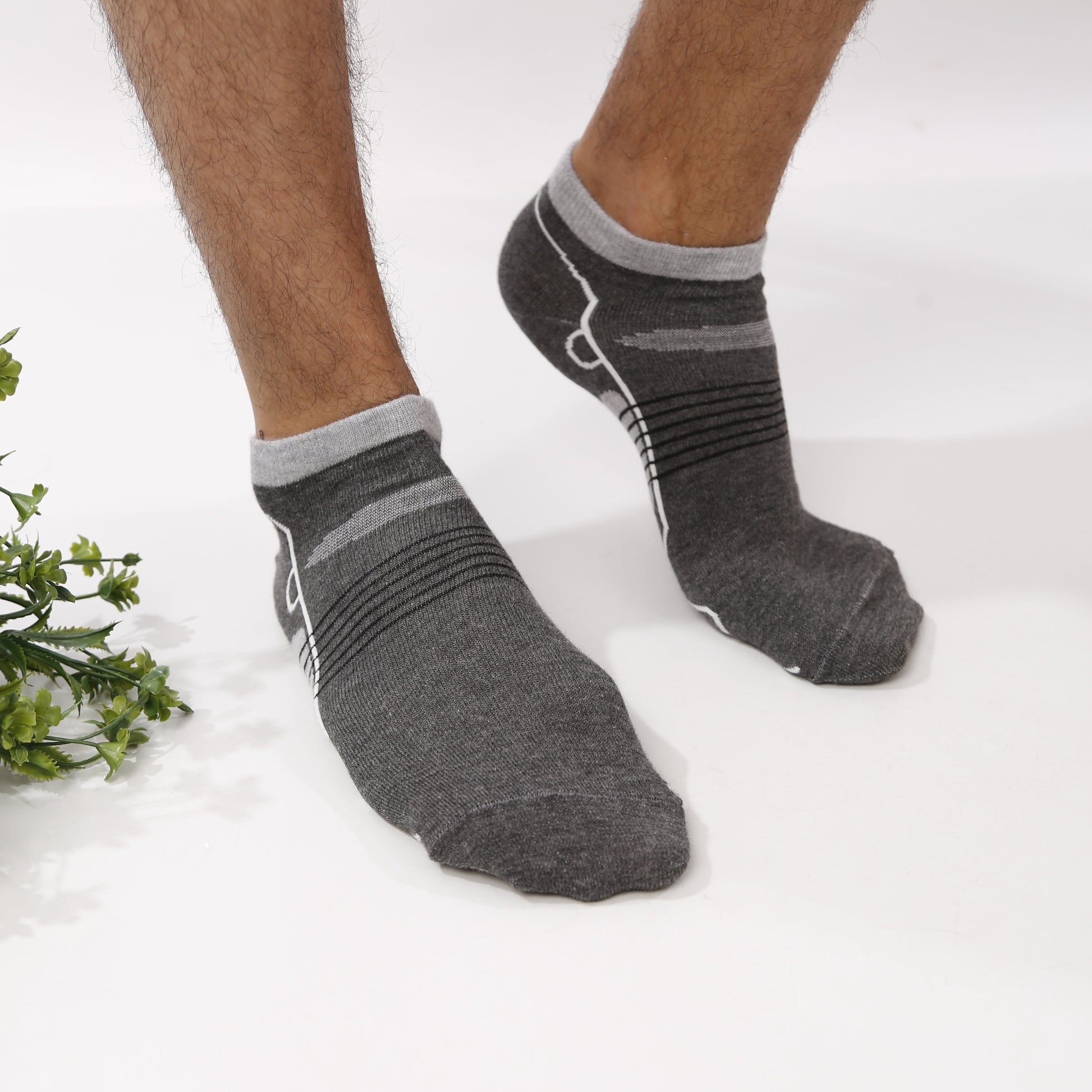 Men's printed ankle socks