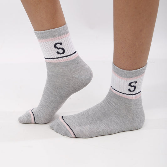 Women's printed half socks