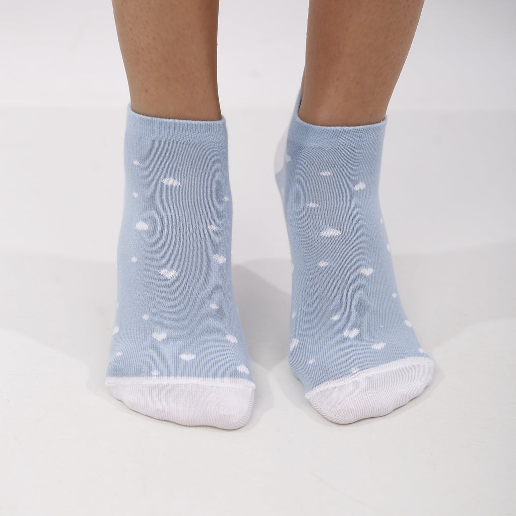 Women's printed ankle socks - Pack of 3