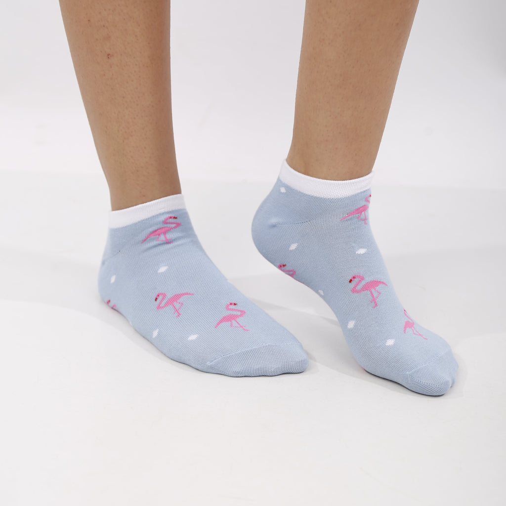 Women's printed ankle socks - Pack of 3