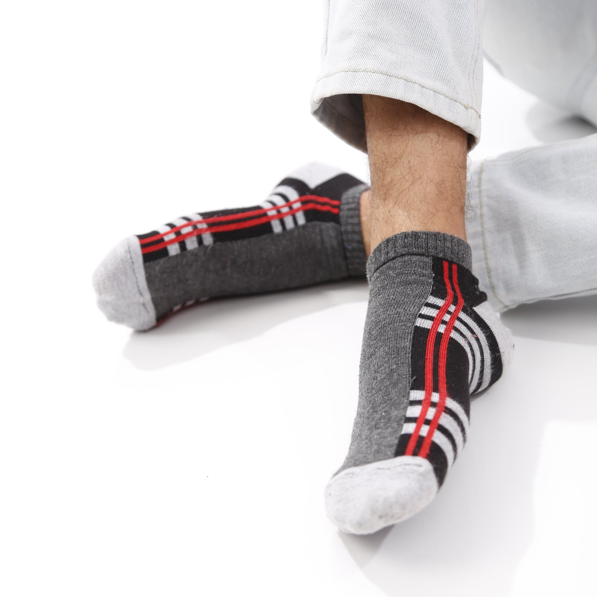 Men's printed ankle socks
