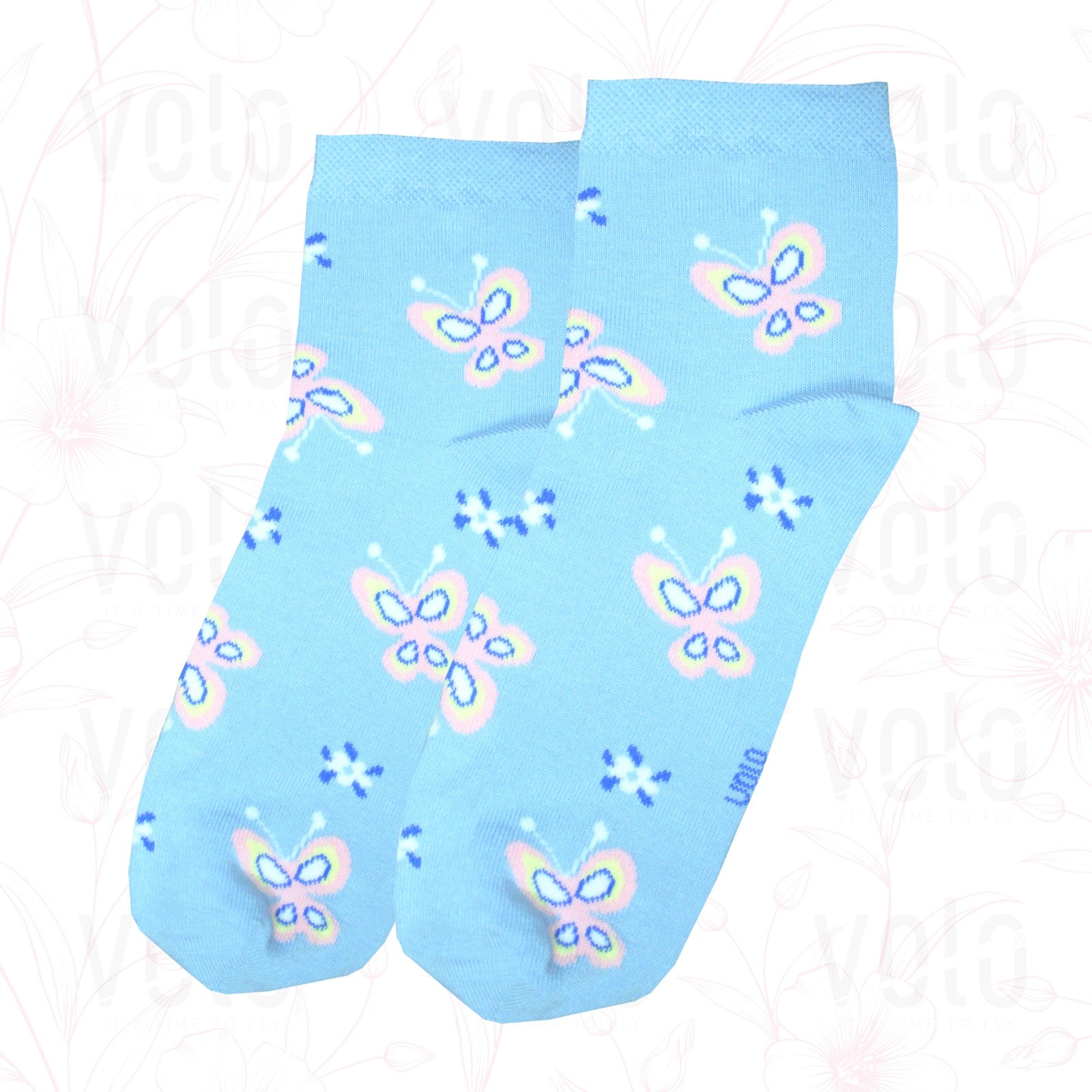 Women's printed half socks