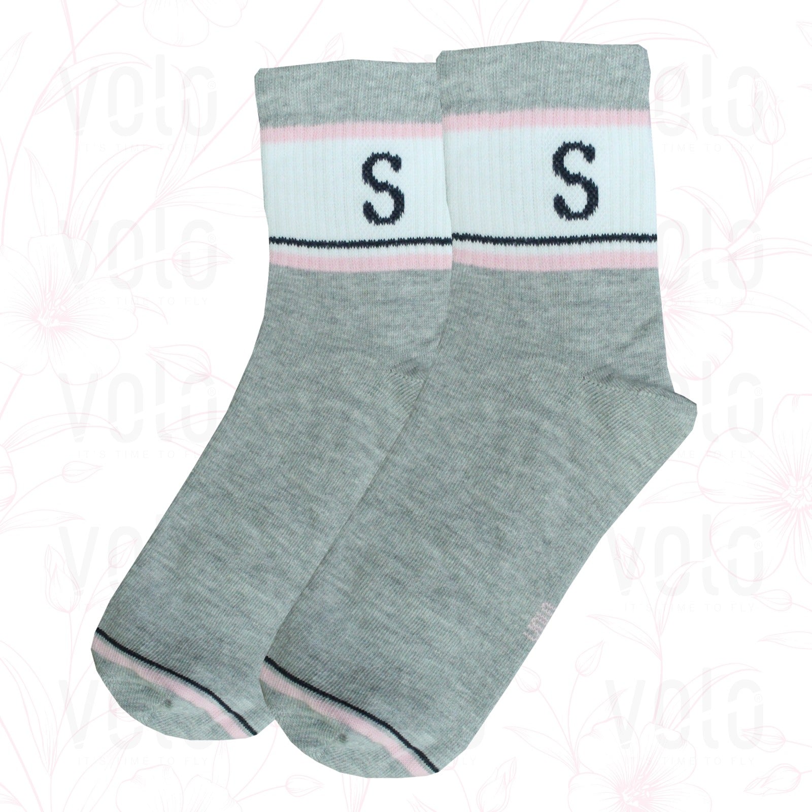 Women's printed half socks