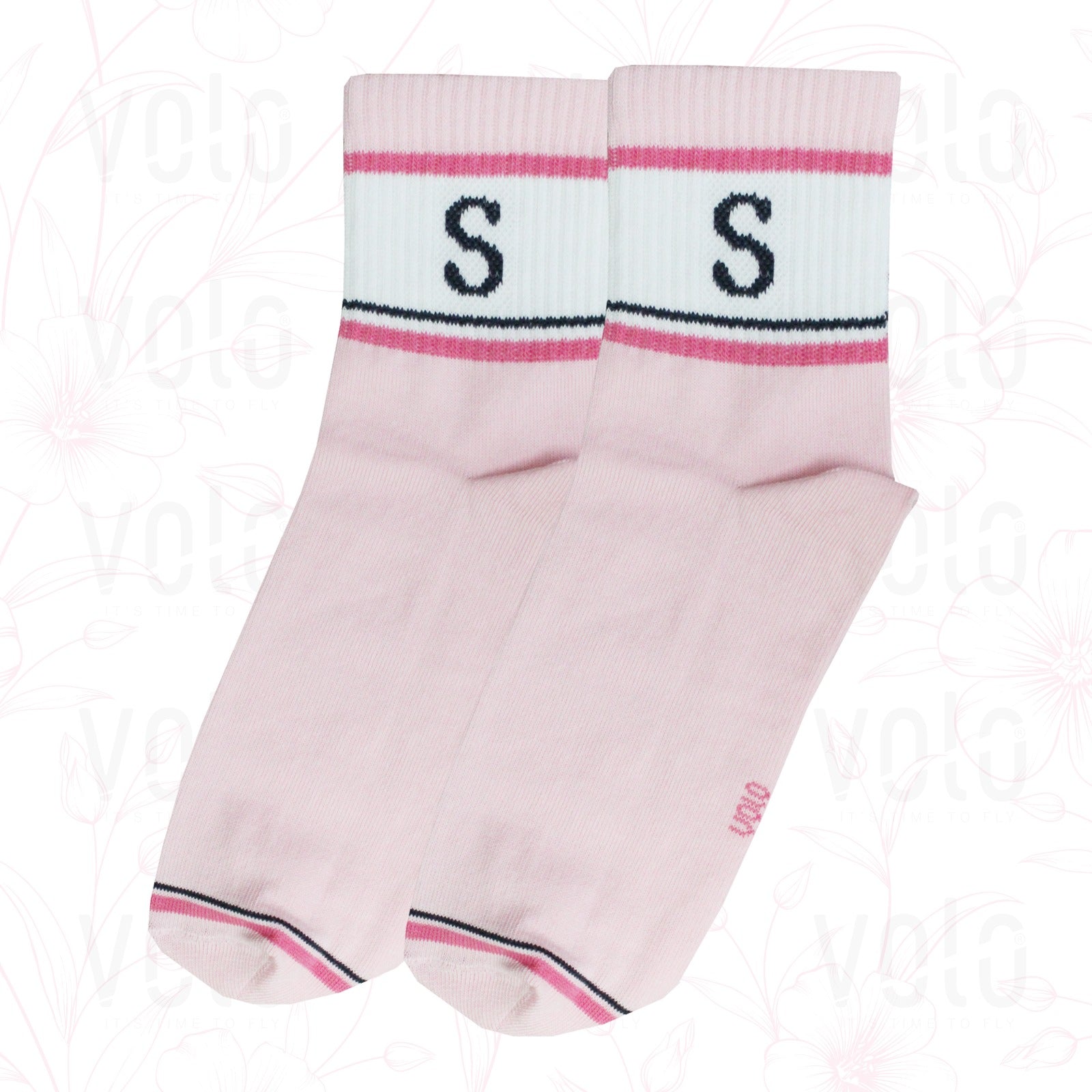 Women's printed half socks