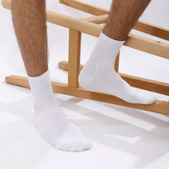 Men's basic half socks - Pack of 3