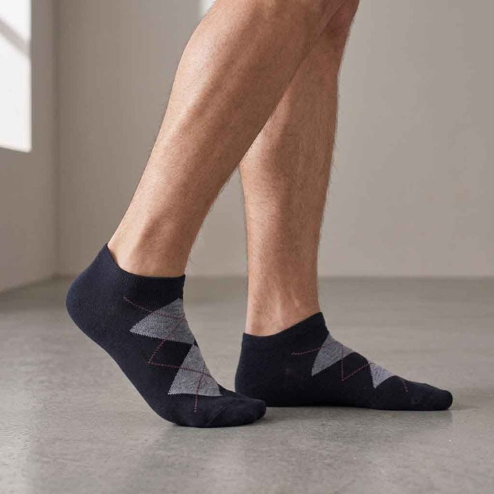 Men's printed ankle socks