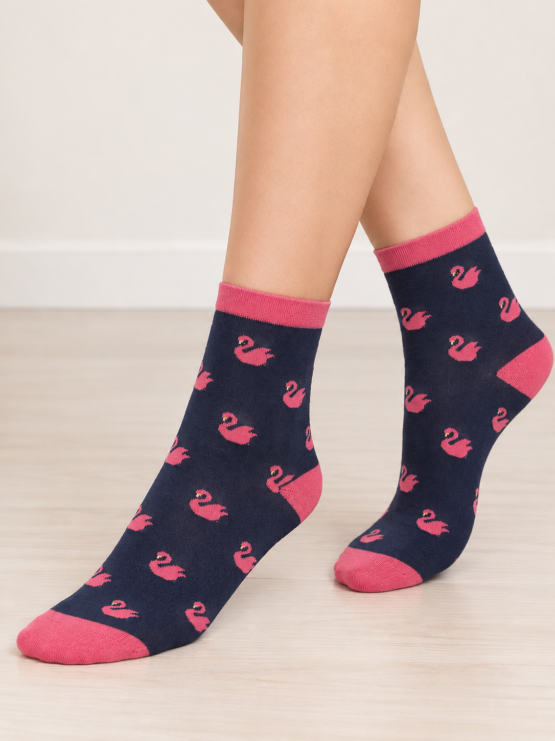 Women's printed half socks