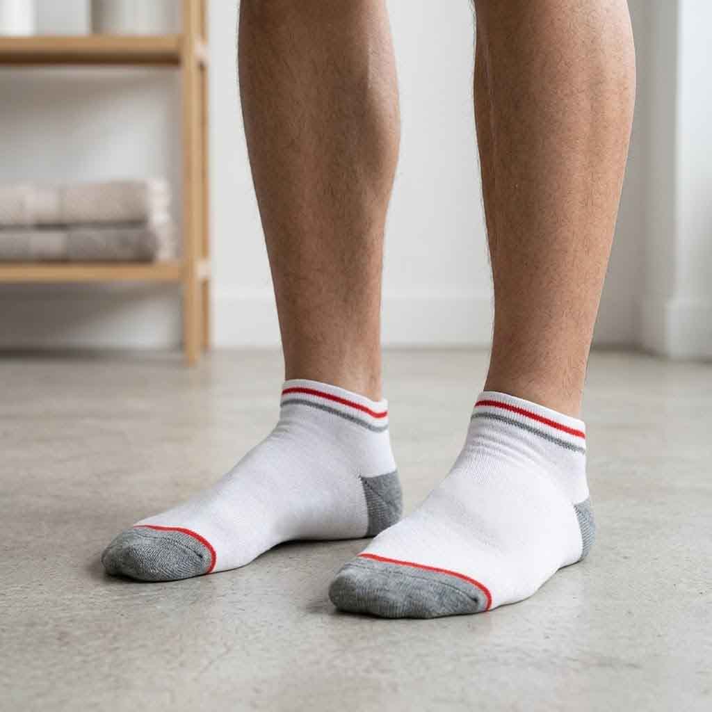 Men's printed ankle socks