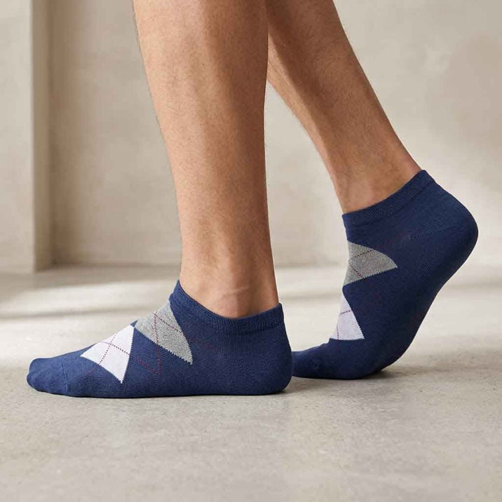 Men's printed ankle socks