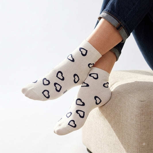 Women's printed half socks