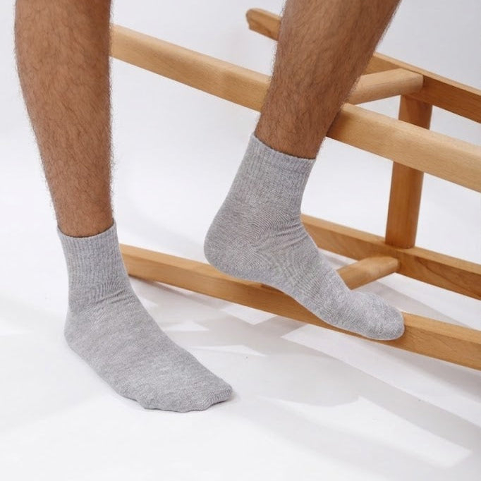 Men's basic half socks - Pack of 3