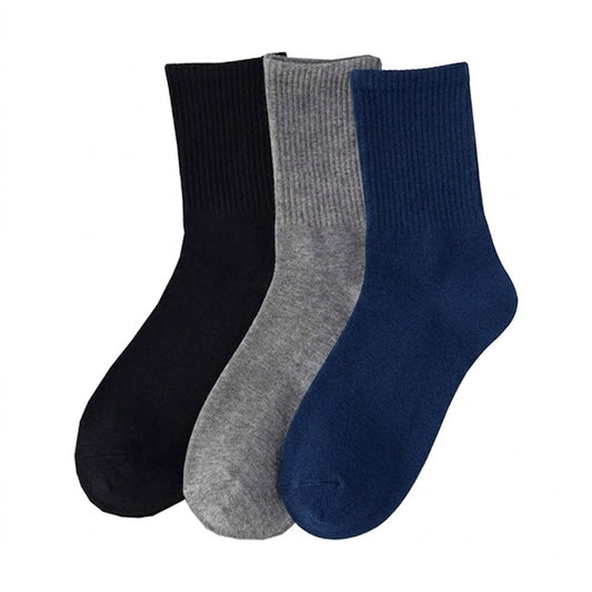 Men's basic half socks - Pack of 3
