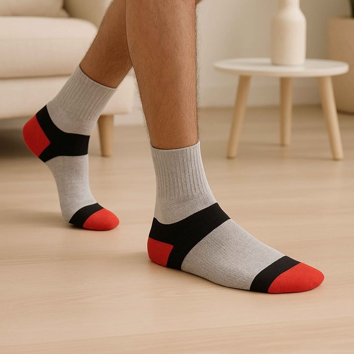 Men's printed half socks